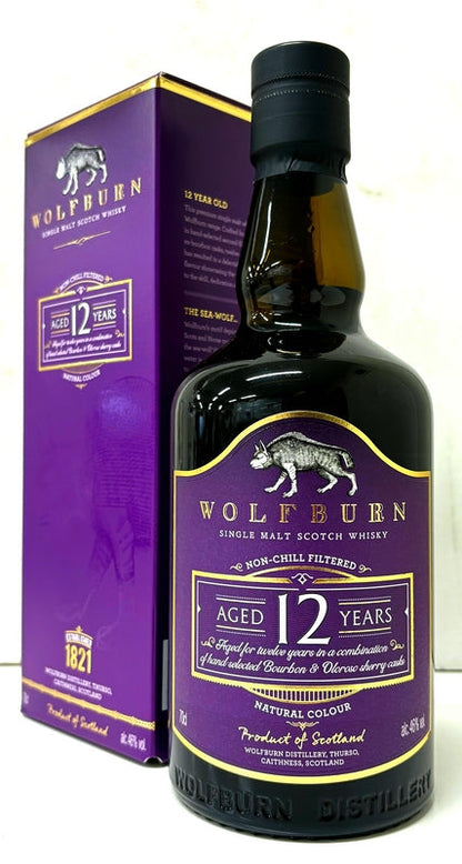 ウルフバーン　12年　46度　700ml
