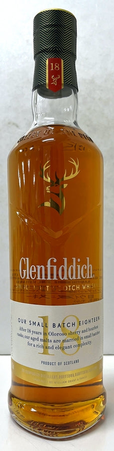 グレンフィディック　18年　スモールバッチリザーブ　40度　700ml