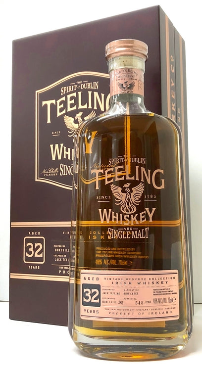 ティーリング　シングルモルト　ヴィンテージリザーブ 　ラムカスク　1988　32年　46度　700ml