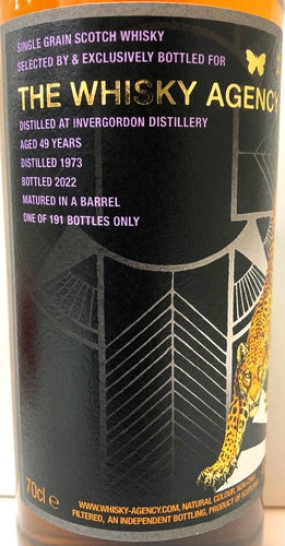 ウイスキーエージェンシー　インヴァーゴードン　1973　49年　40.3度　700ml