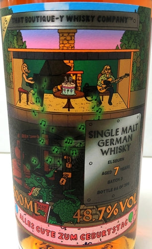 ブティックウイスキーカンパニー10周年記念ボトル　エルスバーン　バッチ3　7年　48.7度	500ml