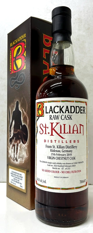 ブラックアダー　ロウカスク　 ザンクトキリアン　ヴァージンチェスナットカスク　Cask No: 3523　60度　700ml
