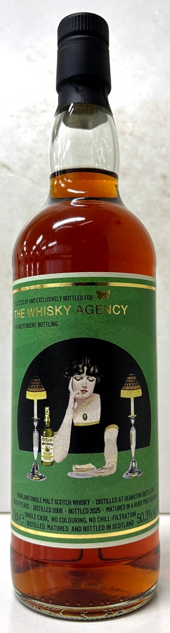 THE WHISKY AGENCY　DEANSTON　2008　17yo　Ruby port barrique　50.3%　700ml