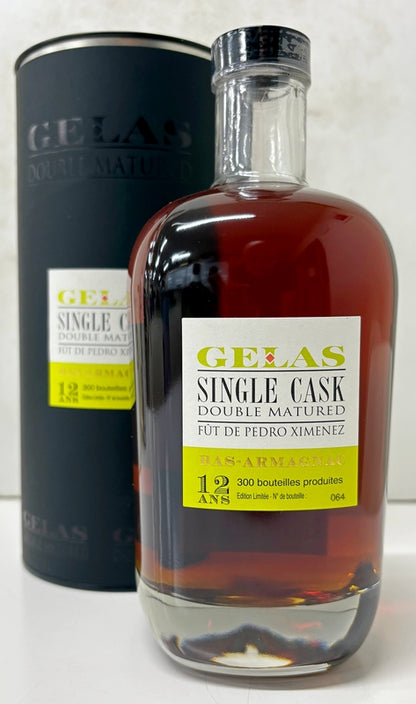 アルマニャック　ジェラス　12年　シングルカスク　ペドロヒメネスカスク　700ml 　46.4度