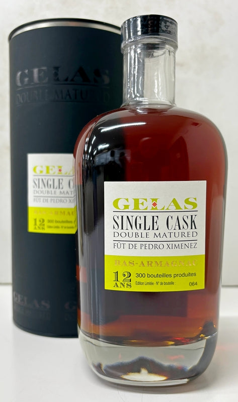 アルマニャック　ジェラス　12年　シングルカスク　ペドロヒメネスカスク　700ml 　46.4度