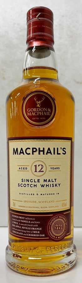 ゴードン＆マクファイル　マクファイルズ　12年　40度　700ml