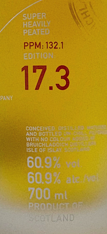 オクトモア　17.3　アイラ・バーレイ　60.9度　700ml