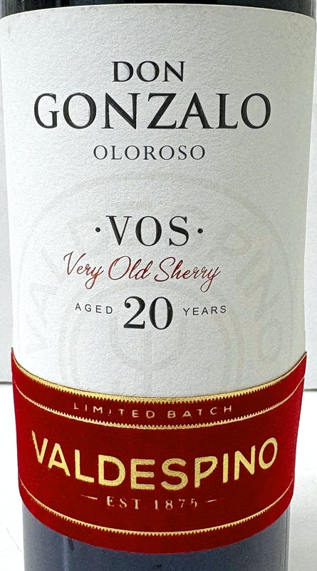 バルデスピノ　ドンゴンザロ　オロロソ　・VOS・　aged20years　21度　500ml