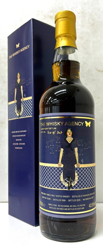 The Whisky Agency BEN NEVIS 1996 28yo BUTT 43.5% 700ml