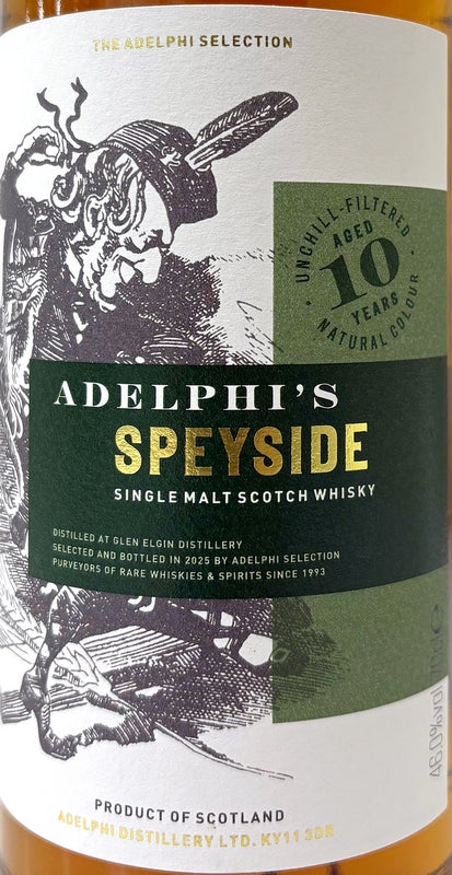 ADELPHI　SELECTION SPEYSIDE SINGLE MALT (GLEN ELGIN)  10yo 46% 700ml