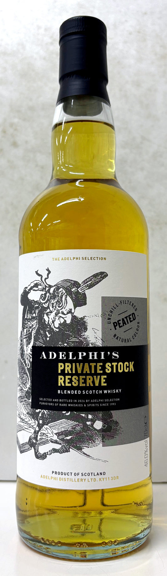 ADELPHI PRIVATE STOCK RESERVE BLEND PEATED 46% 700ml