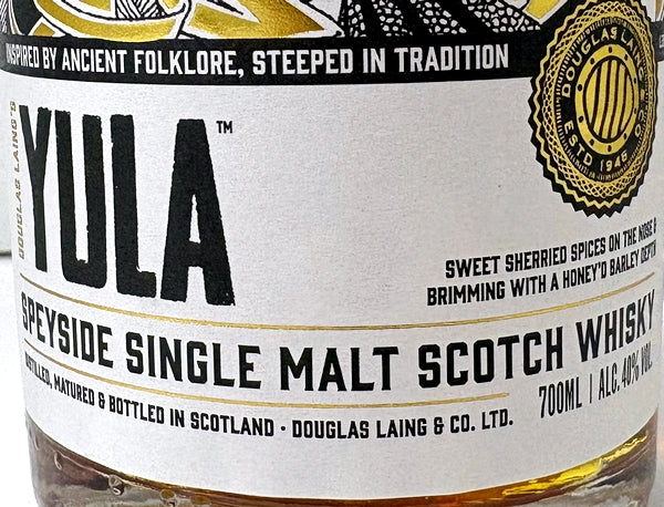 DOUGLAS LAING　YULA　SPEYSIDE SINGLE MALT　SCOTCH WHISKY　40%　700ml