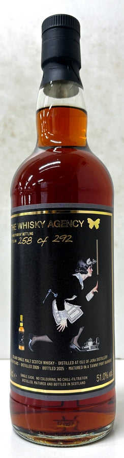 The Whisky Agency ISLE OF JURA 2009 16yo TAWNY PORT FINISH 51% 700ml
