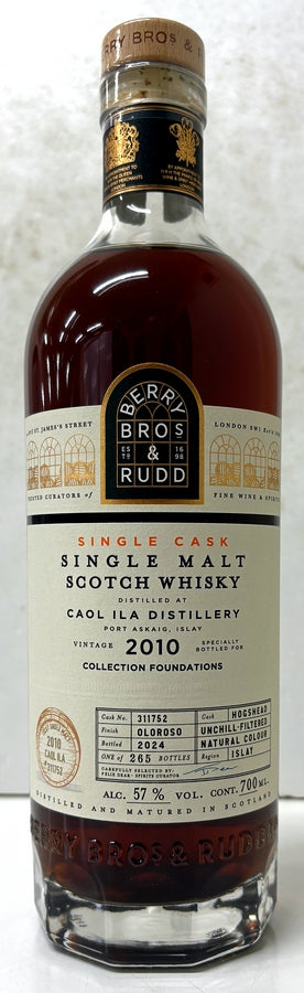 LA MAISON du WHISKYBerry Bros & Rudd CAOL ILA 2010 14yoOloroso Hogshead Finish 57% 700ml
