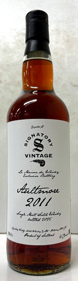 LA MAISON du WHISKY Signatory AULTMORE 2011 14yo  1st Fill Pedro Ximenez Sherry Finish  61.7% 700ml