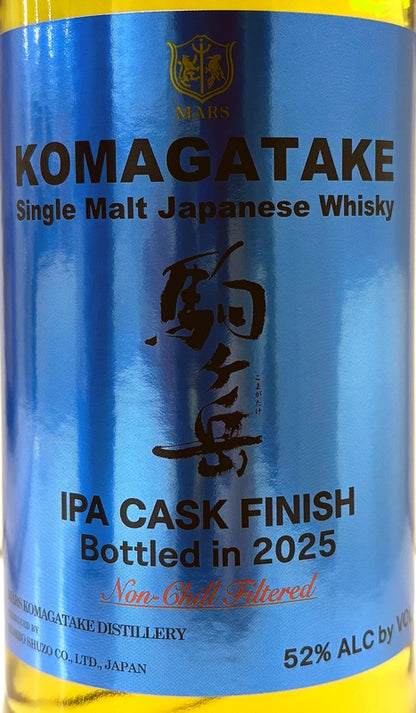 シングルモルト　駒ヶ岳　IPAカスク　フィニッシュ　Bottled in 2025　52度　700ml