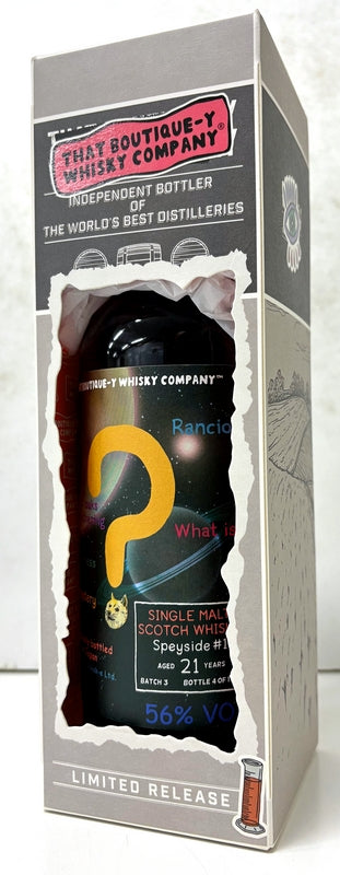ブティックウイスキー　スペイサイド＃1　バッチ3　1997　21年　56度　500ml